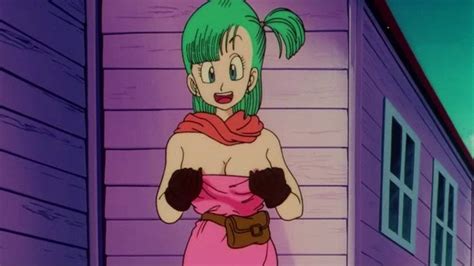 <b>Bulma</b> is a stunning chick with recognizable, blue hair, a pair of firm tits on a slim body, and an ass that is to die for. . Bulma porn